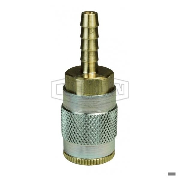 J Series Tru-Flate Automotive Quick Disconnect Pneumatic Hose Barb Coupler, 3/8 in Nominal, 300 psi